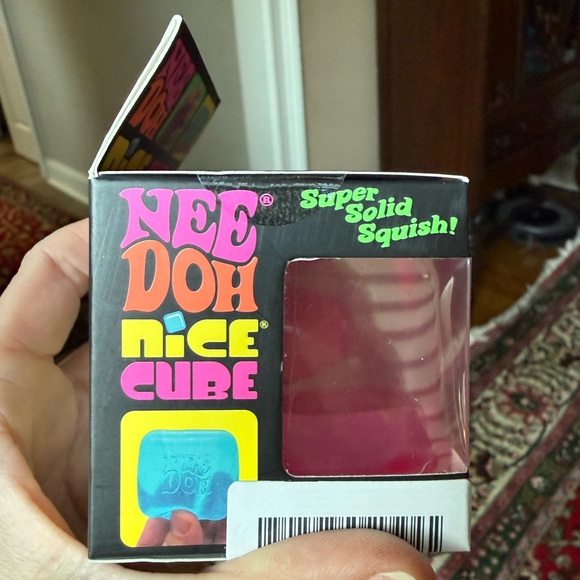 Nee Doh Nice Cube Super Solid Squish Pink TikTok popular! - Picture 3 of 5